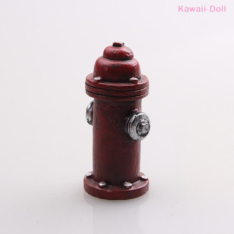 Resin Art Toys - 1/2 ชิ้น โมเดลเรซิ่นขนาดเล็ก ของตกแต่งสำหรับเกมทรายจิตวิทยา กล่องเกมบำบัด รูปทรงหัวดับเพลิง