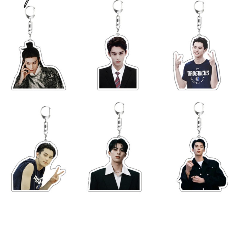 Resin Art Keychain - พวงกุญแจดีแลน หวัง นักแสดงหนุ่มน่ารัก ของขวัญสำหรับแฟนคลับ ของขวัญสำหรับสาวๆ พวงกุญแจ