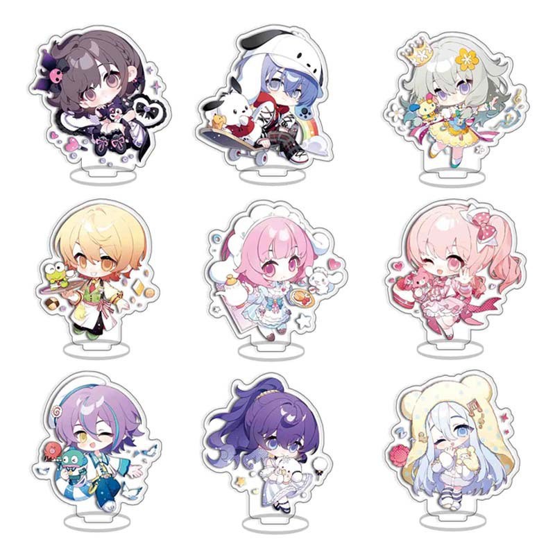 Resin Art Toys - โปรเจคเซไค พีเจเอสเค สแตนดี้ โมเดลอะนิเมะ ของตกแต่งโต๊ะ ตุ๊กตาตั้งโชว์
