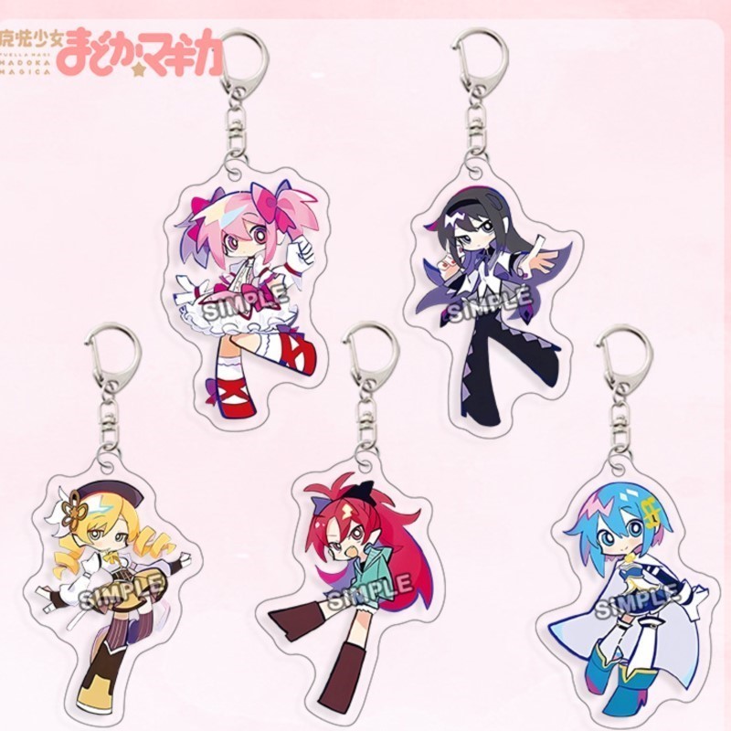 Resin Art Keychain - พวงกุญแจอะคริลิก Puella Magi Madoka Magica Kaname