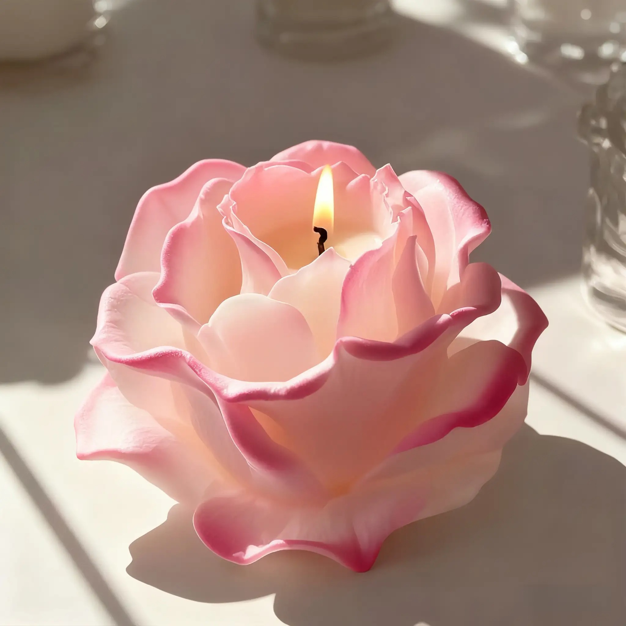 Resin Art Rose Petals - แม่พิมพ์ซิลิโคนรูปดอกกุหลาบ 3 มิติ 1 ชิ้น -
