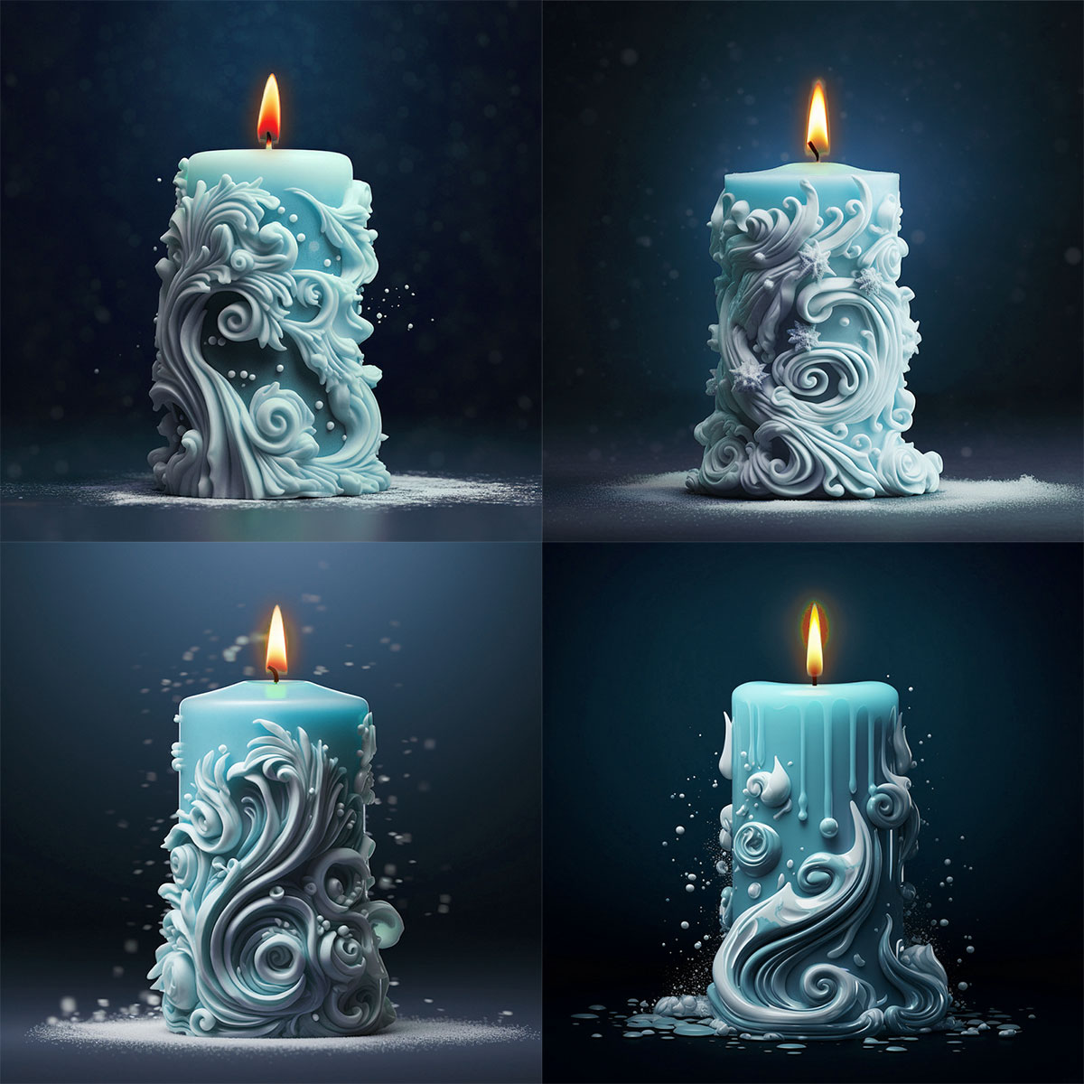 Resin Art Ocean - เรขาคณิตแกะสลักทรงกระบอกซิลิโคนเทียนแม่พิมพ์ Sea WAVE รูปแบบเกลียวเสาสบู่แม่พิมพ์น้ํามันหอมระเหยทํา Home Art