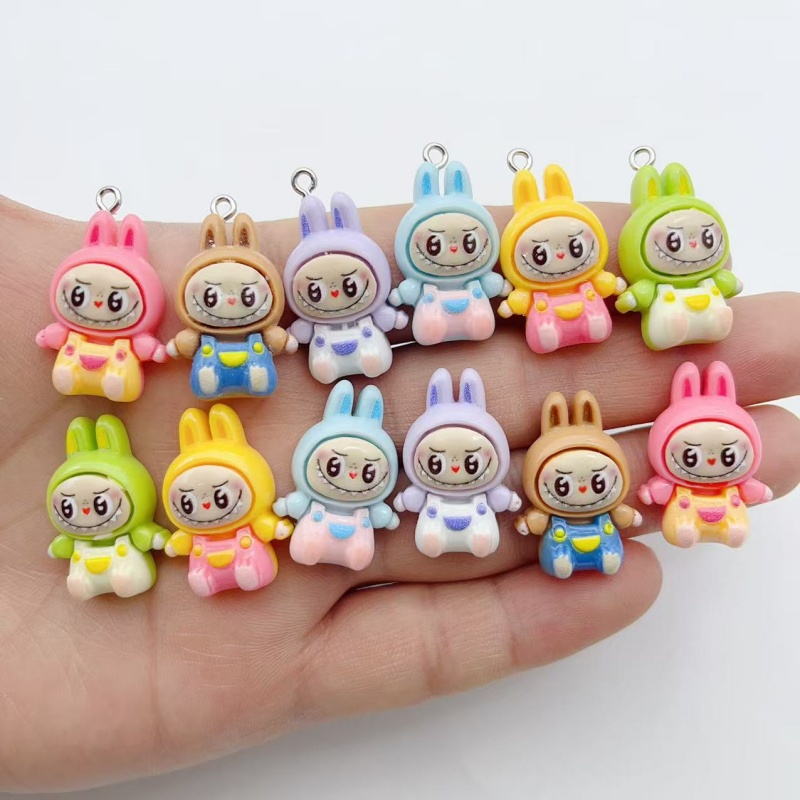 Resin Art Supplies Near Me - ชาร์มเรซิ่นรูปบ้านกระต่ายสตรอว์เบอร์รี่น่ารัก 10 ชิ้น จี้รูปสัตว์การ์ตูนน่ารักสำหรับต่างหู พวงกุญแจ ทำเครื่องประดับ