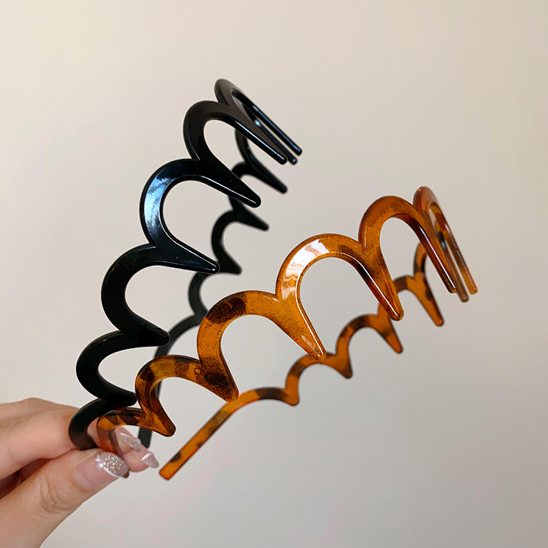 ที่คาดผมเรซิ่นลายคลื่นสีน้ำตาล - Resin Art Ocean บทวิจารณ์และราคา