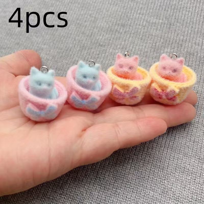 จี้แมวเรซิน 3D แบบนุ่ม 4 ชิ้น  - Resin Art Supplies Near Me บทวิจารณ์และราคา