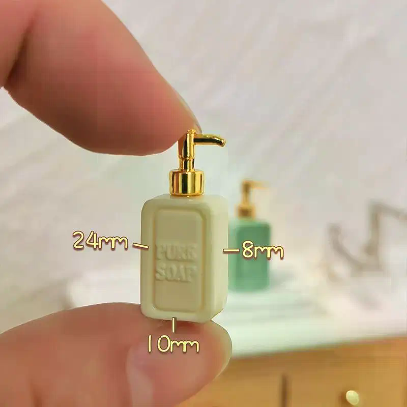 4 ชิ้นมินิเอเจอร์ โซป ดิสเพนเซ - Resin Art Bottle บทวิจารณ์และราคา