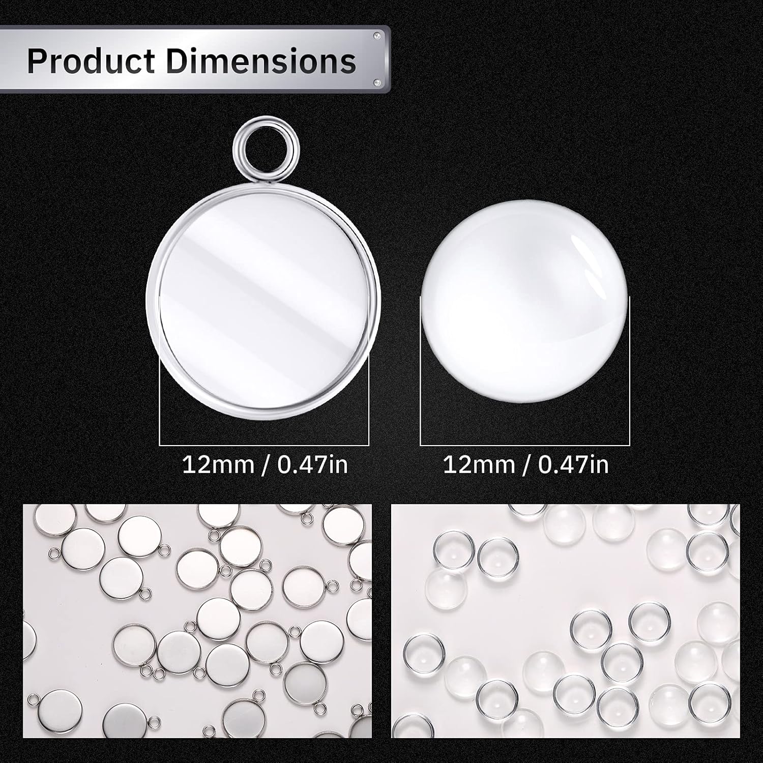 ถาดเปล่าสำหรับทำจี้ทรงกลมสแตนเ - Resin Art Materials Kit บทวิจารณ์และราคา