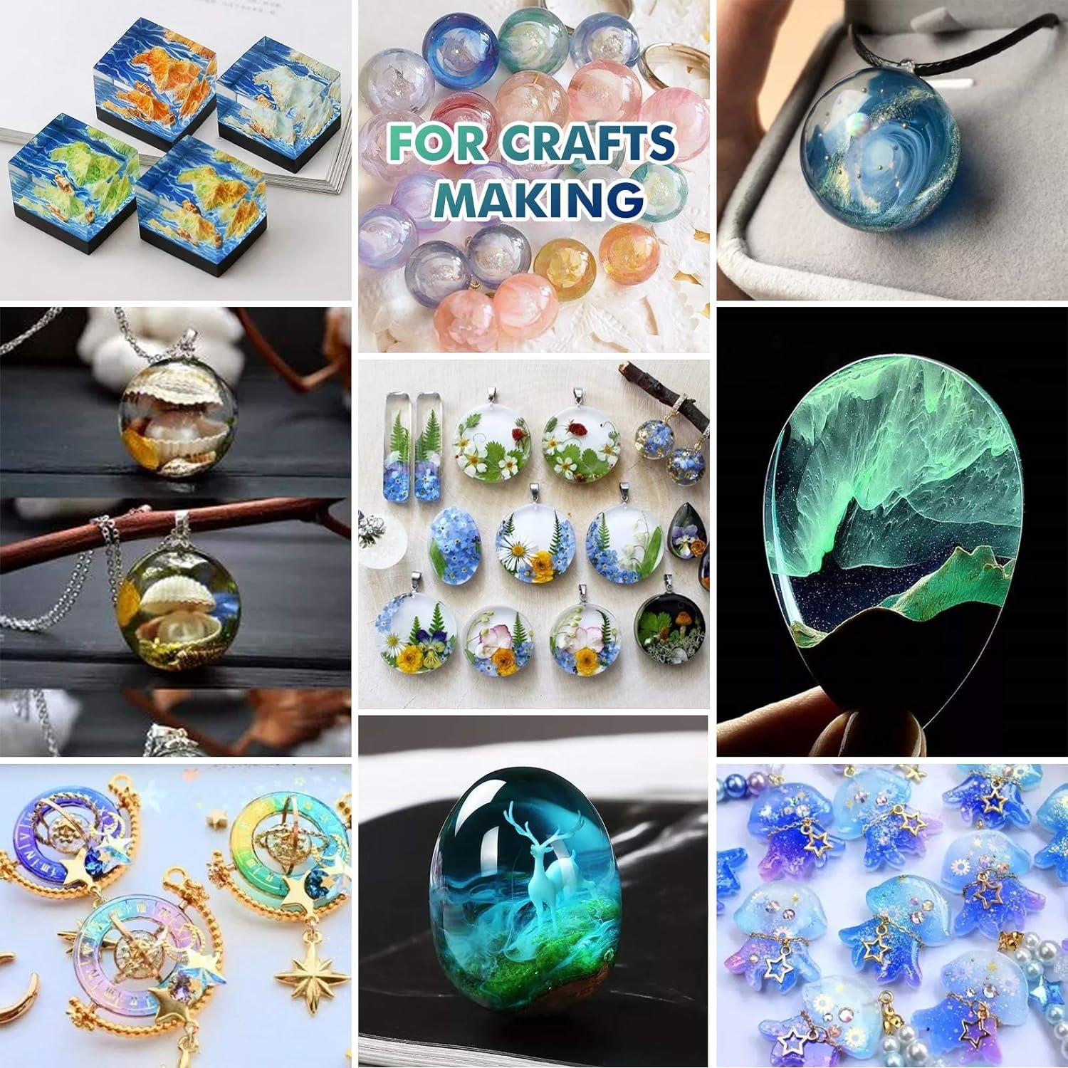 เรซินยูวี300ก. ใสแข็งอัปเกรดแล - Resin Art Kit บทวิจารณ์และราคา