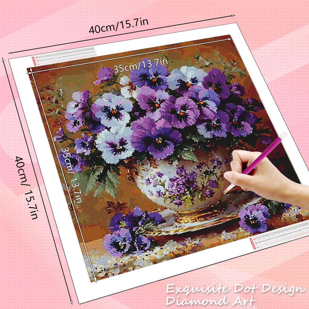 ชุดภาพปักครอสติชเพชร 5 มิติ ลา - Resin Art Rose บทวิจารณ์และราคา