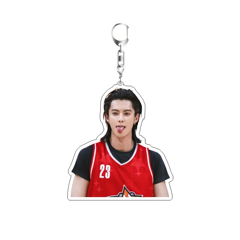 พวงกุญแจดีแลน หวัง นักแสดงหนุ่ - Resin Art Keychain บทวิจารณ์และราคา