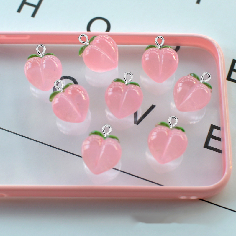 10 ชิ้น จี้เรซิ่นรูปพีชใสแบบแบ - Resin Art Supplies Near Me บทวิจารณ์และราคา