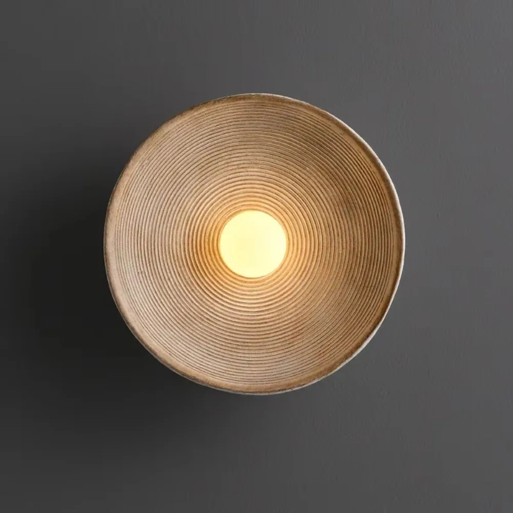 โคมไฟติดผนังทรงกลม JOYON วาบิ  - Resin Art On Wood บทวิจารณ์และราคา
