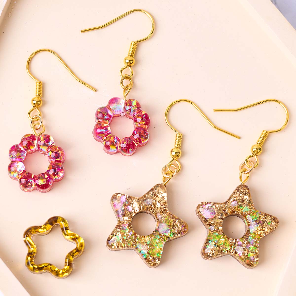 Multifuntional เครื่องประดับแม - Resin Art Heart บทวิจารณ์และราคา