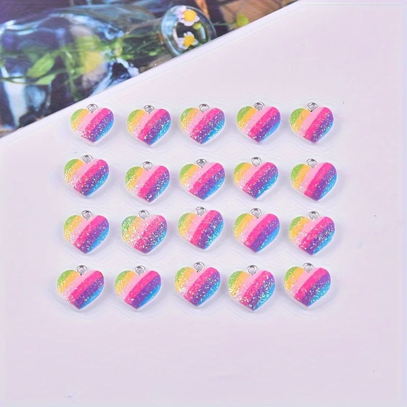 ชาร์มเรซิ่นรูปหัวใจหลากสี 10 ช - Resin Art Supplies Near Me บทวิจารณ์และราคา