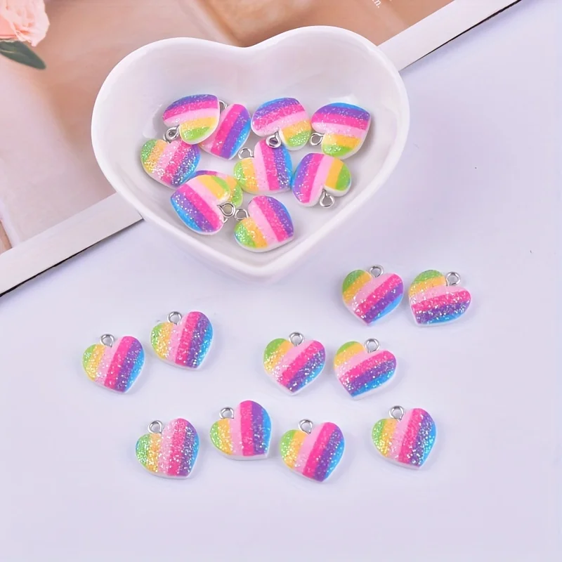 ชาร์มเรซิ่นรูปหัวใจหลากสี 10 ช - Resin Art Supplies Near Me บทวิจารณ์และราคา