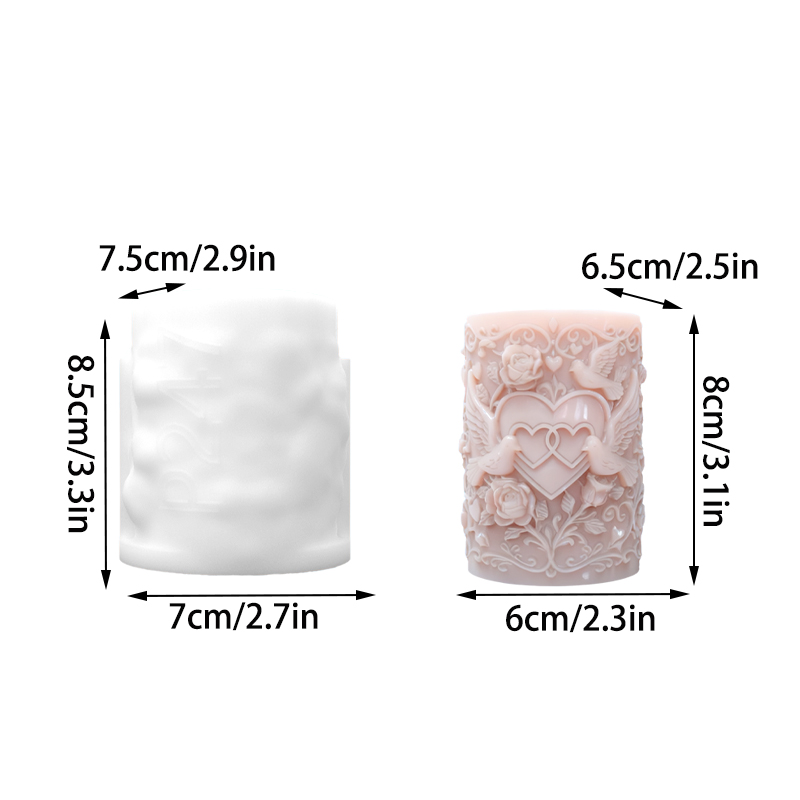 แม่พิมพ์ซิลิโคนรูปเทียนรูปหัวใ - Resin Art Rose บทวิจารณ์และราคา