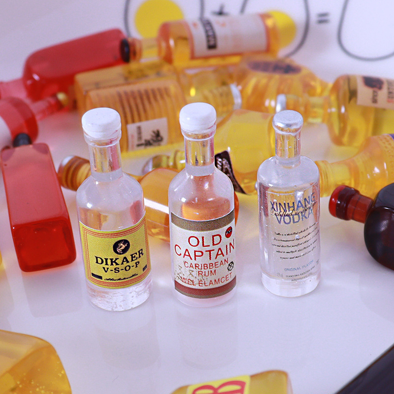 10ชิ้นบ้านตุ๊กตาจิ๋วขวดน้ำแบบต - Resin Art Bottle บทวิจารณ์และราคา