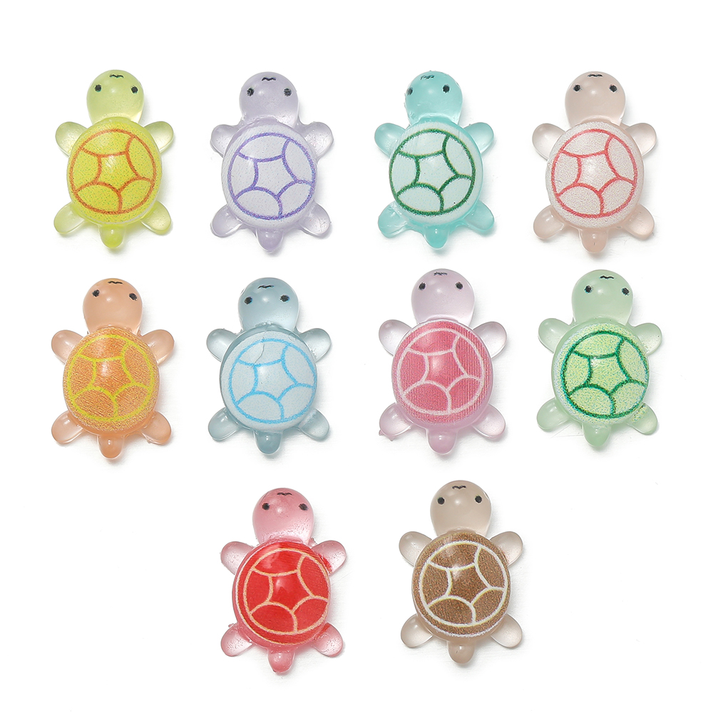 ลูกปัดเรซิ่นรูปเต่าทะเลเรืองแส - Resin Art Keychain บทวิจารณ์และราคา