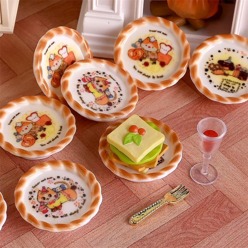 ชุดของเล่นจำลองขนมปังลายลูกสุน - Resin Art Toys บทวิจารณ์และราคา