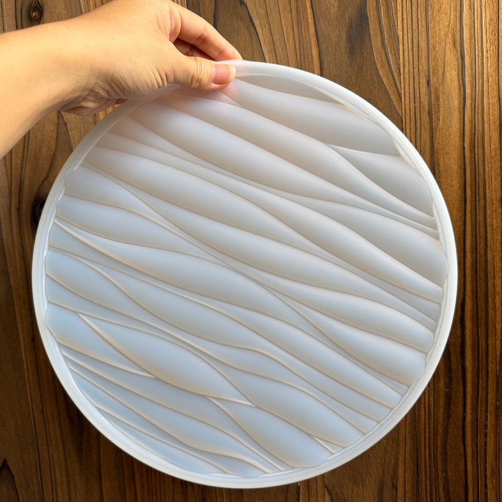 แม่พิมพ์ซิลิโคนถาดกลมขนาดใหญ่  - Resin Art Ocean บทวิจารณ์และราคา