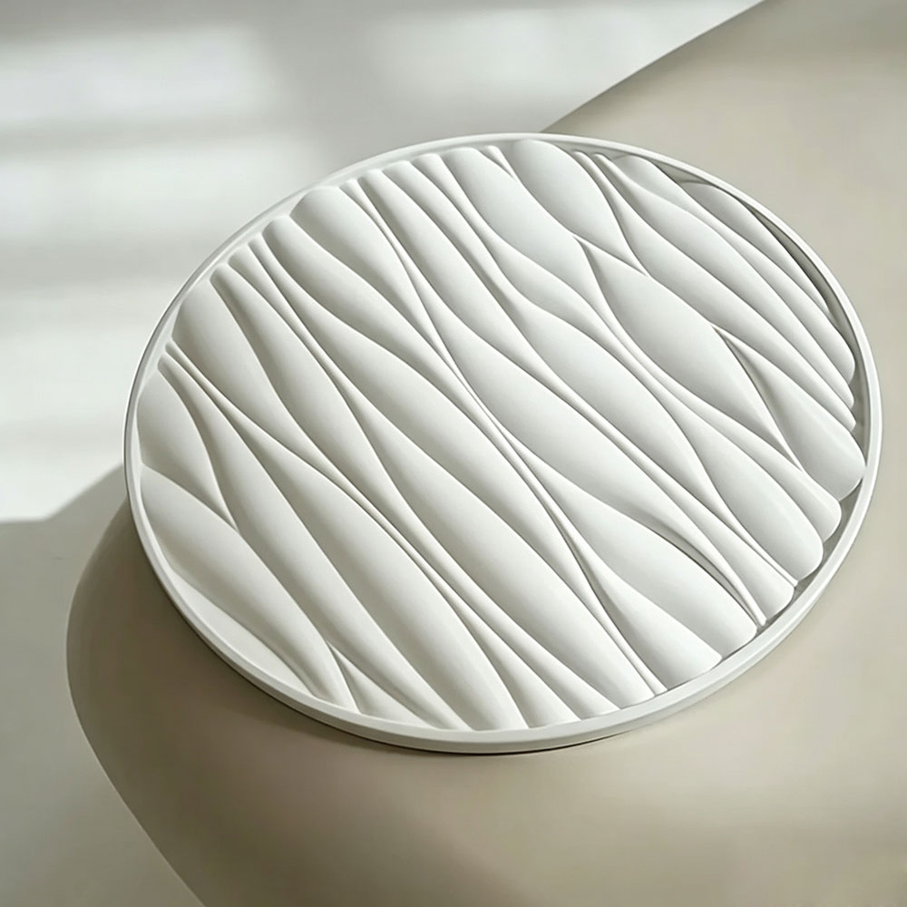 แม่พิมพ์ซิลิโคนถาดกลมขนาดใหญ่  - Resin Art Ocean บทวิจารณ์และราคา
