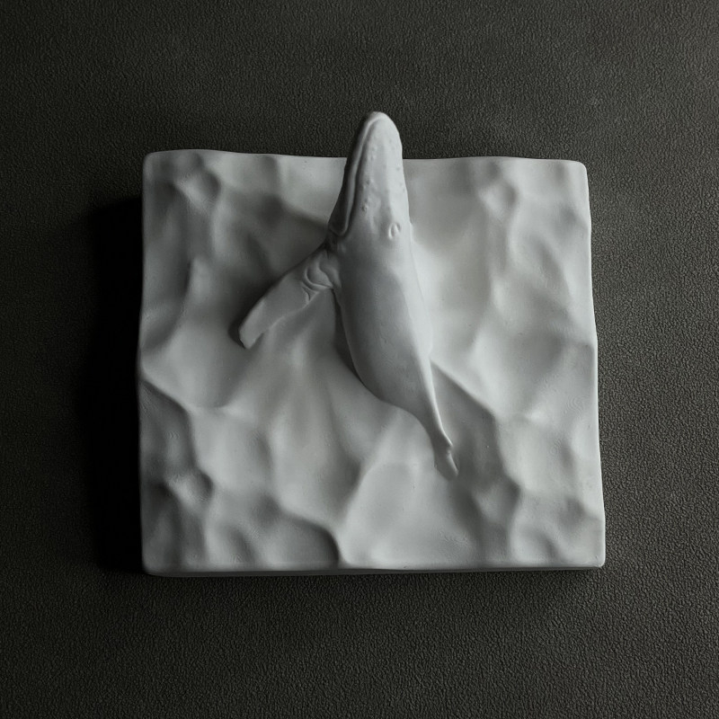 รูปปั้นวาฬหลังโค้ง งานปั้นจากป - Resin Art Ocean บทวิจารณ์และราคา