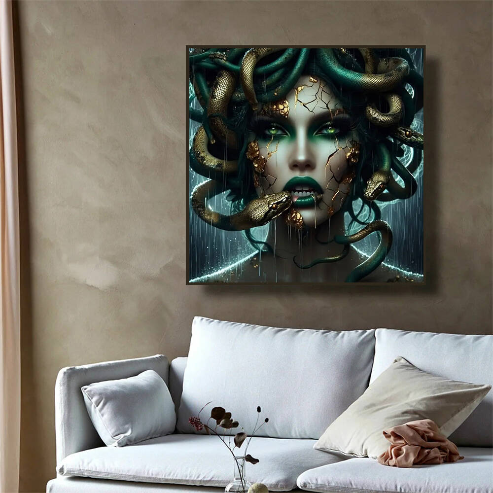 ภาพวาดเพชรแบบไร้กรอบ รูปทรงเพช - Resin Art On Wall บทวิจารณ์และราคา