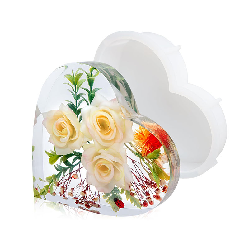 แม่พิมพ์เรซิ่นอีพ็อกซี่รูปหัวใ - Resin Art Heart บทวิจารณ์และราคา