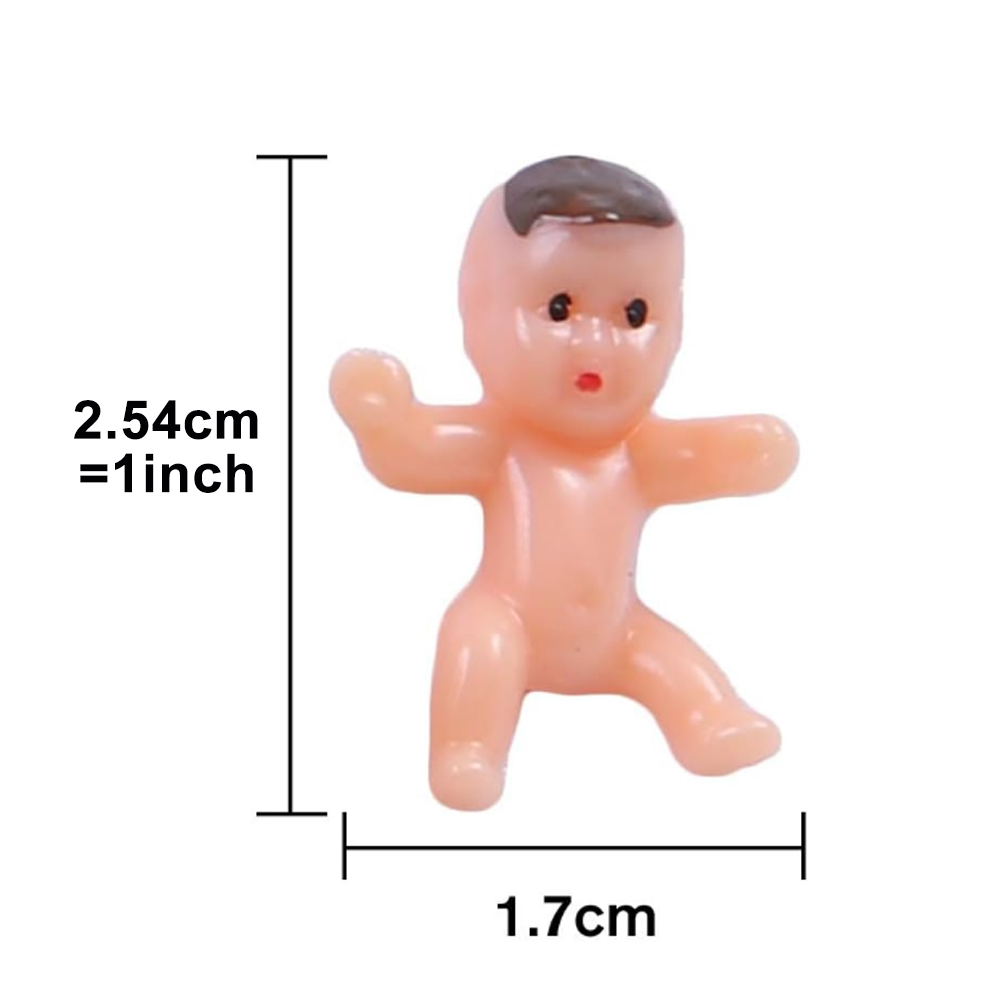 30/60/100Pcs มินิพลาสติกทารกสํ - Resin Art Bottle บทวิจารณ์และราคา