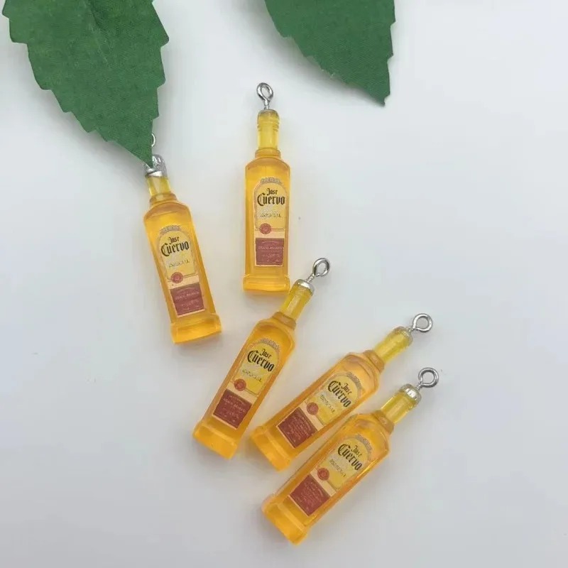 10 ชิ้น/ล็อต จี้รูปขวดเบียร์จำ - Resin Art Bottle บทวิจารณ์และราคา