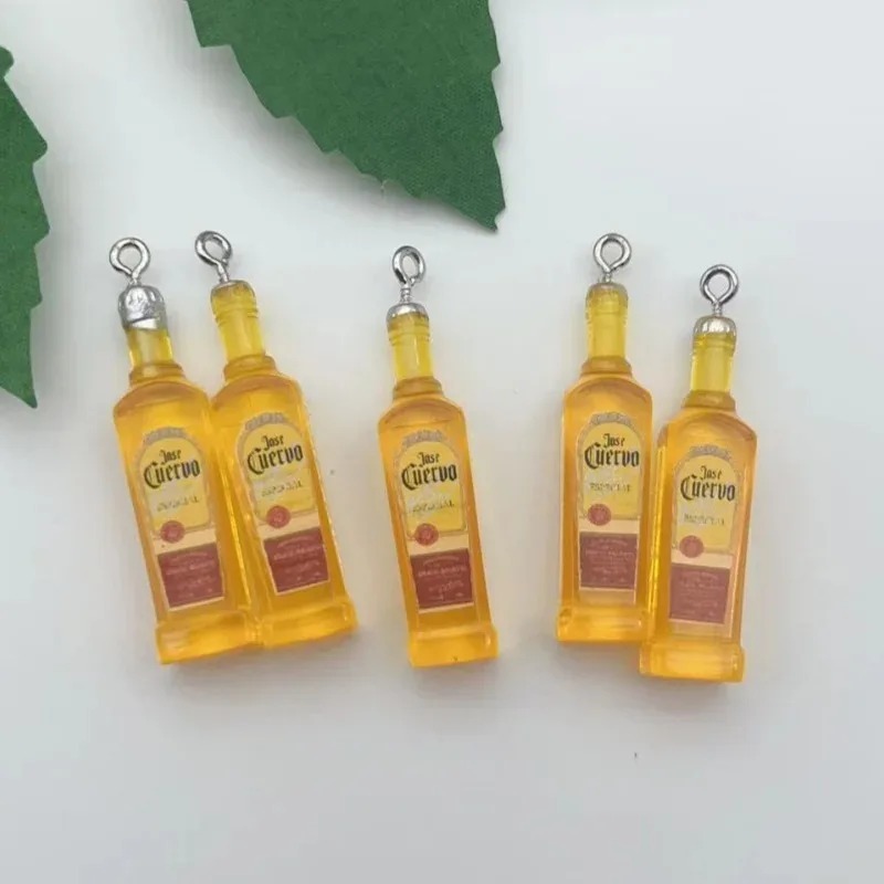 10 ชิ้น/ล็อต จี้รูปขวดเบียร์จำ - Resin Art Bottle บทวิจารณ์และราคา