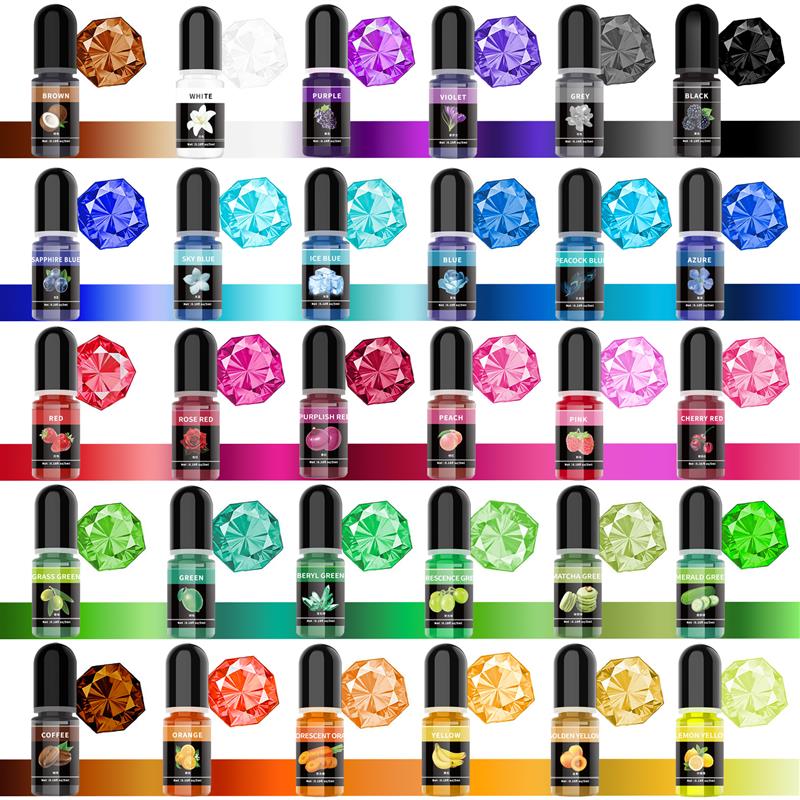 5 ml/ขวดอีพ็อกซี่เรซิ่นPigment - Resin Art Bottle บทวิจารณ์และราคา
