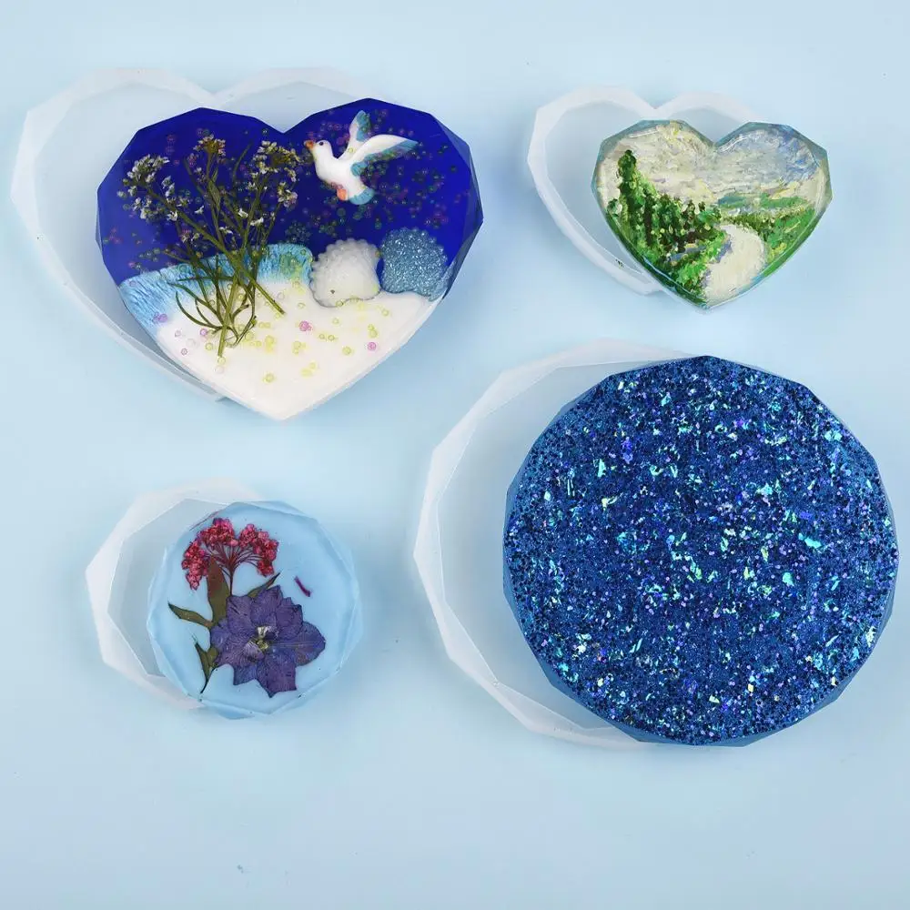 แม่พิมพ์เรซิ่นซิลิโคน สำหรับทำ - Resin Art Heart บทวิจารณ์และราคา