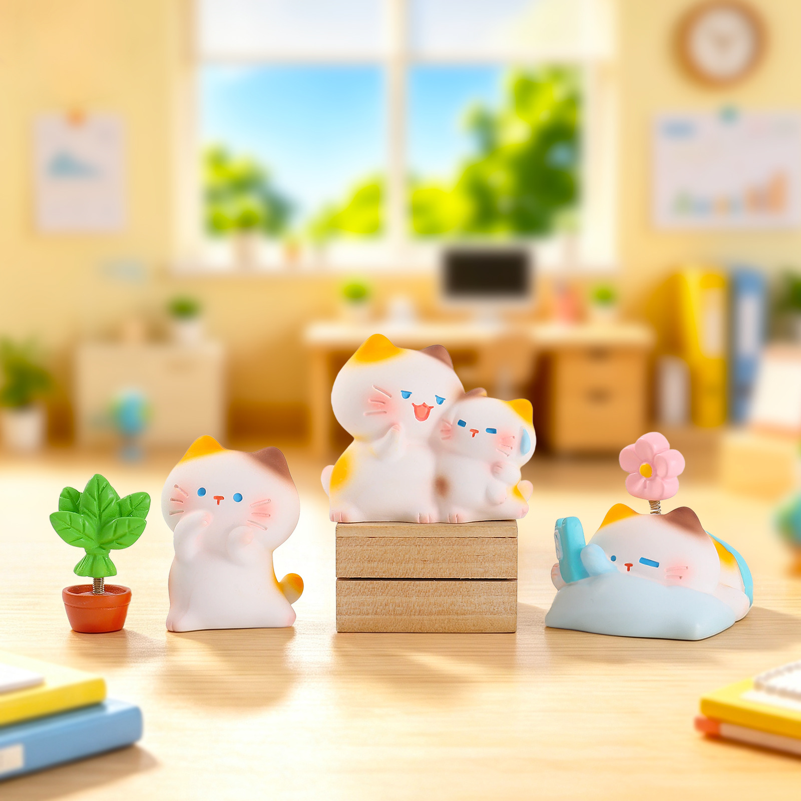 โมเดลแมวเรซิ่นในกล่องสุ่ม ตุ๊ก - Resin Art Case บทวิจารณ์และราคา