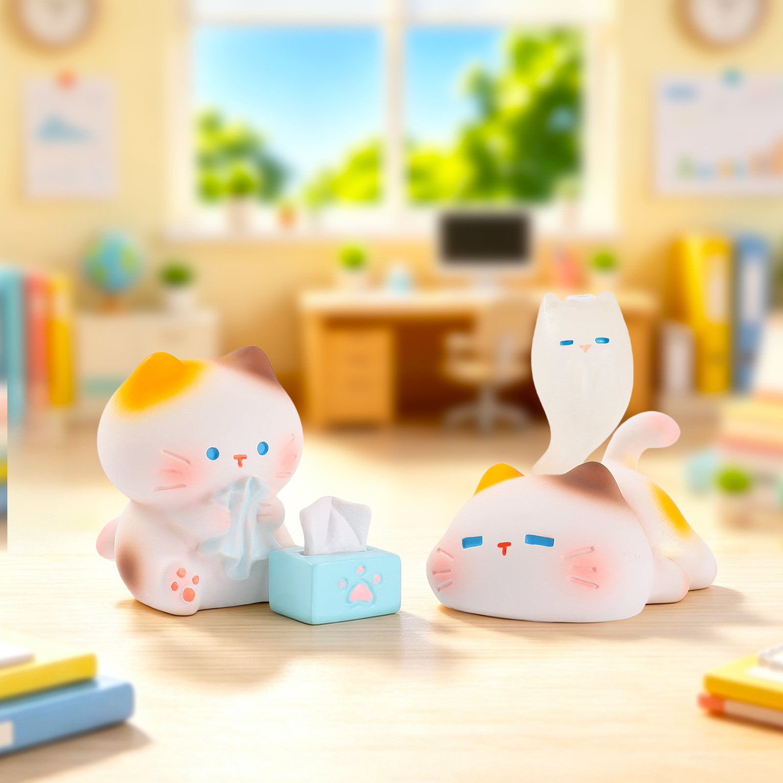 โมเดลแมวเรซิ่นในกล่องสุ่ม ตุ๊ก - Resin Art Case บทวิจารณ์และราคา