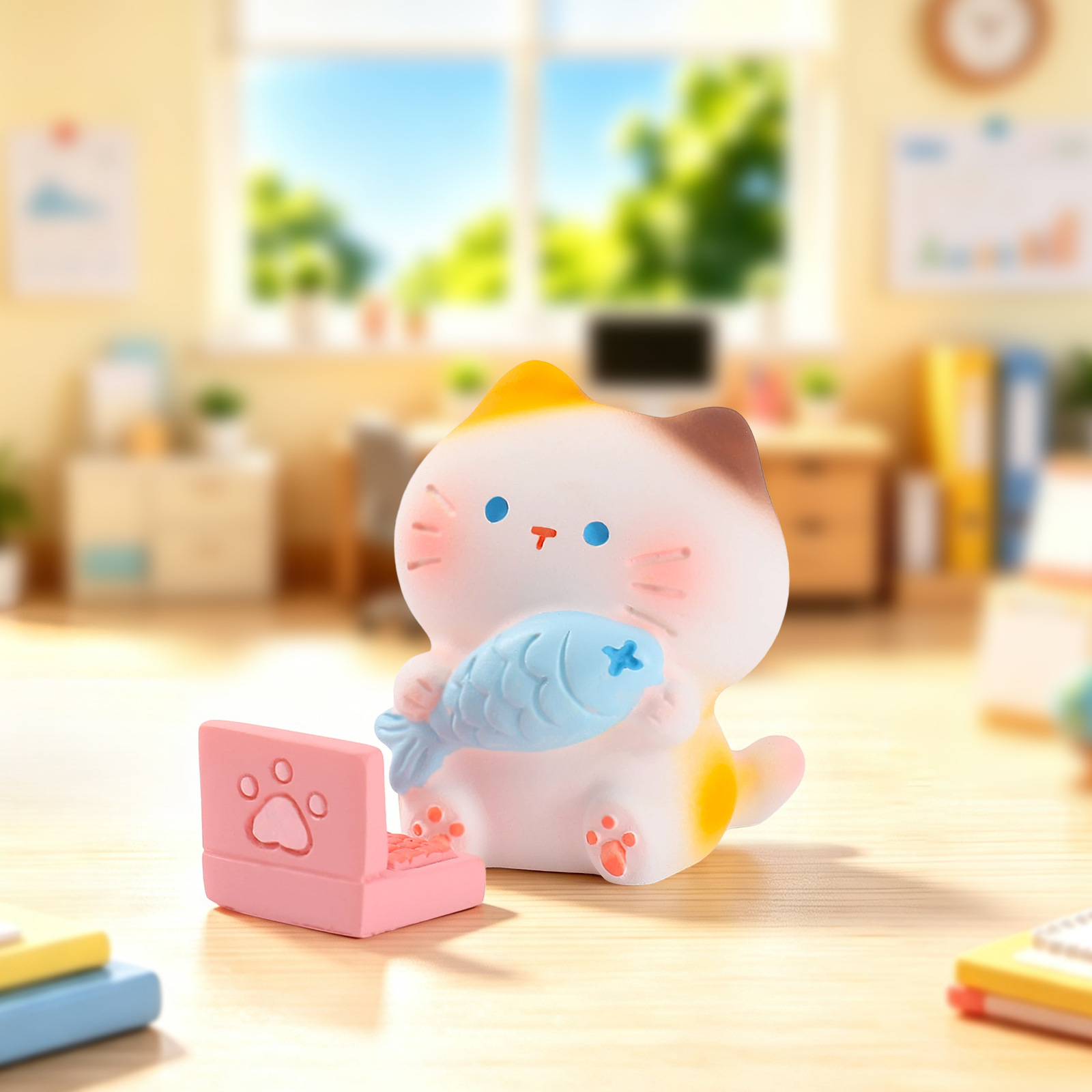 โมเดลแมวเรซิ่นในกล่องสุ่ม ตุ๊ก - Resin Art Case บทวิจารณ์และราคา