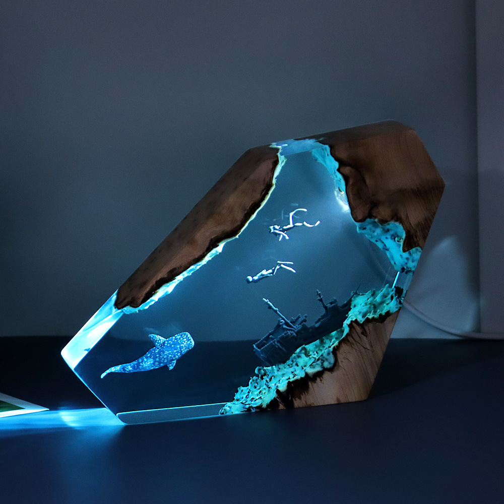 ใหม่ Creative ในร่มห้องนอนตกแต - Resin Art Ocean บทวิจารณ์และราคา