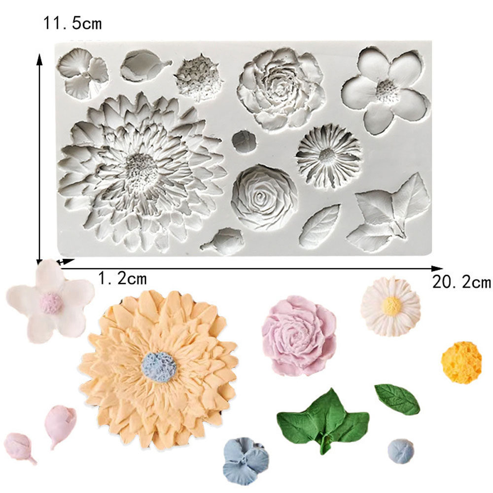 แม่พิมพ์ซิลิโคนรูปกลีบดอกทานตะ - Resin Art Rose Petals บทวิจารณ์และราคา
