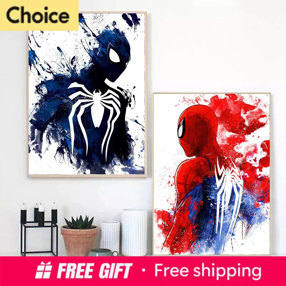 ภาพยนตร์มาร์เวลสีน้ำสไปเดอร์แม - Resin Art On Wall บทวิจารณ์และราคา