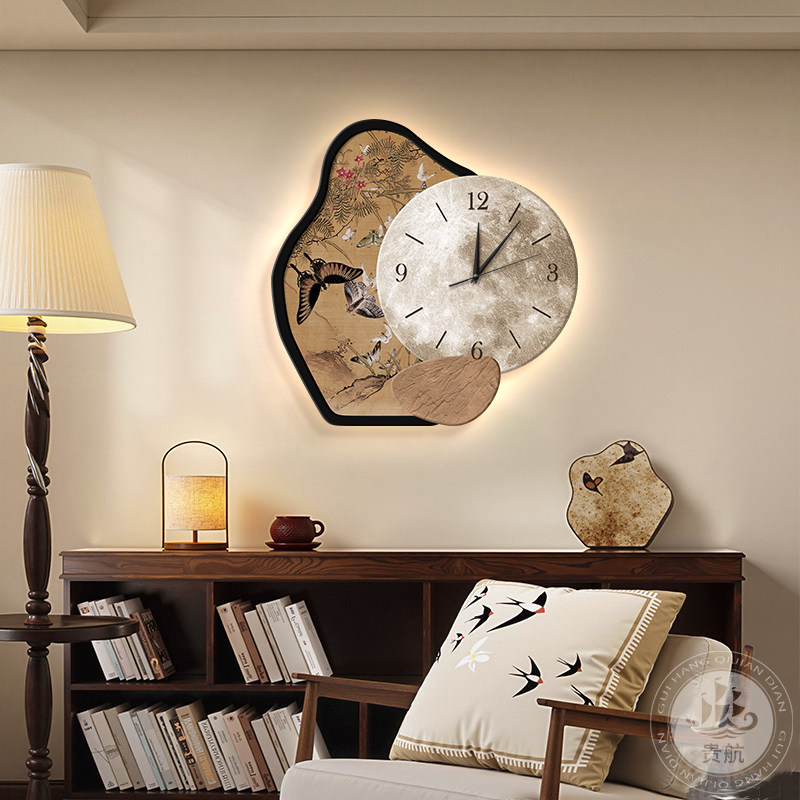 นาฬิกาแขวนผนังลายไม้ไผ่สไตล์โบ - Resin Art On Wood บทวิจารณ์และราคา