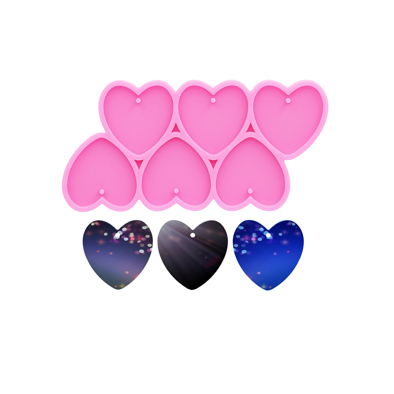 GJ-226 รูปหัวใจเงา DIY อีพ็อกซ - Resin Art Heart บทวิจารณ์และราคา