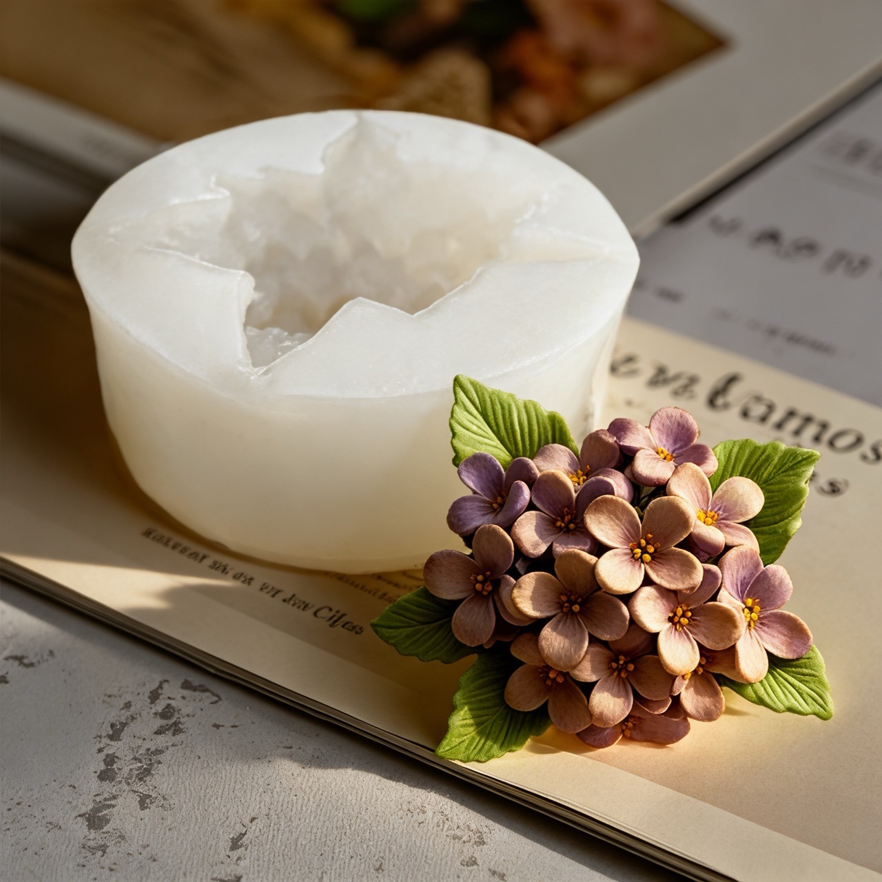 แม่พิมพ์ซิลิโคนรูปดอกไม้ 3 มิต - Resin Art Rose บทวิจารณ์และราคา