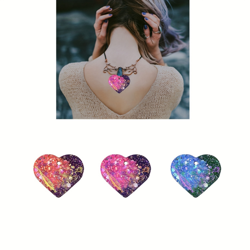 ชุดแม่พิมพ์เรซิ่นรูปหัวใจ 6 ชิ - Resin Art Heart บทวิจารณ์และราคา