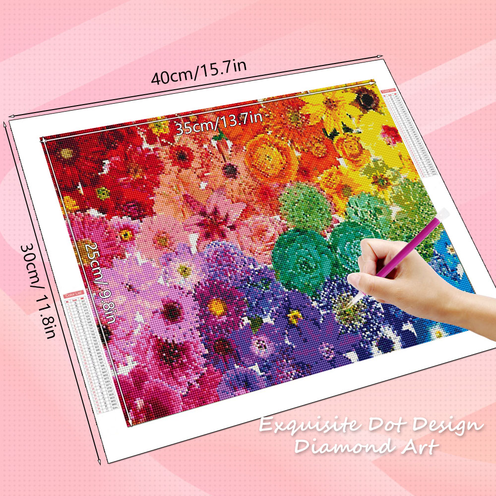ชุดงานศิลปะเพชร HUACAN ลายดอกไ - Resin Art Rose บทวิจารณ์และราคา