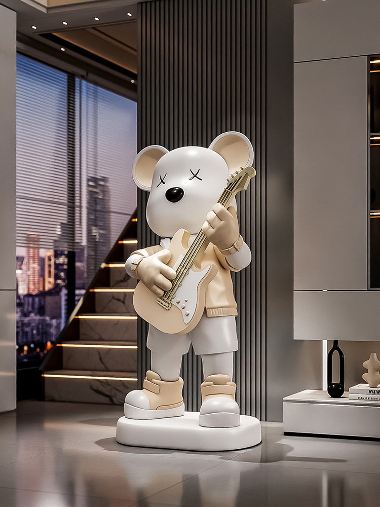 ตุ๊กตาหมีกีตาร์ กระปุกออมสิน ข - Resin Art Floor บทวิจารณ์และราคา