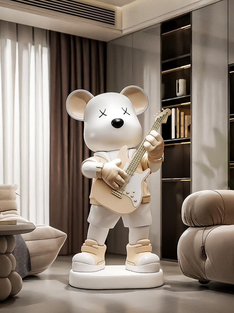 ตุ๊กตาหมีกีตาร์ กระปุกออมสิน ข - Resin Art Floor บทวิจารณ์และราคา