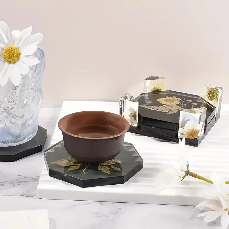 Coaster เรซินแม่พิมพ์ชุดรวม 1  - Resin Art Case บทวิจารณ์และราคา
