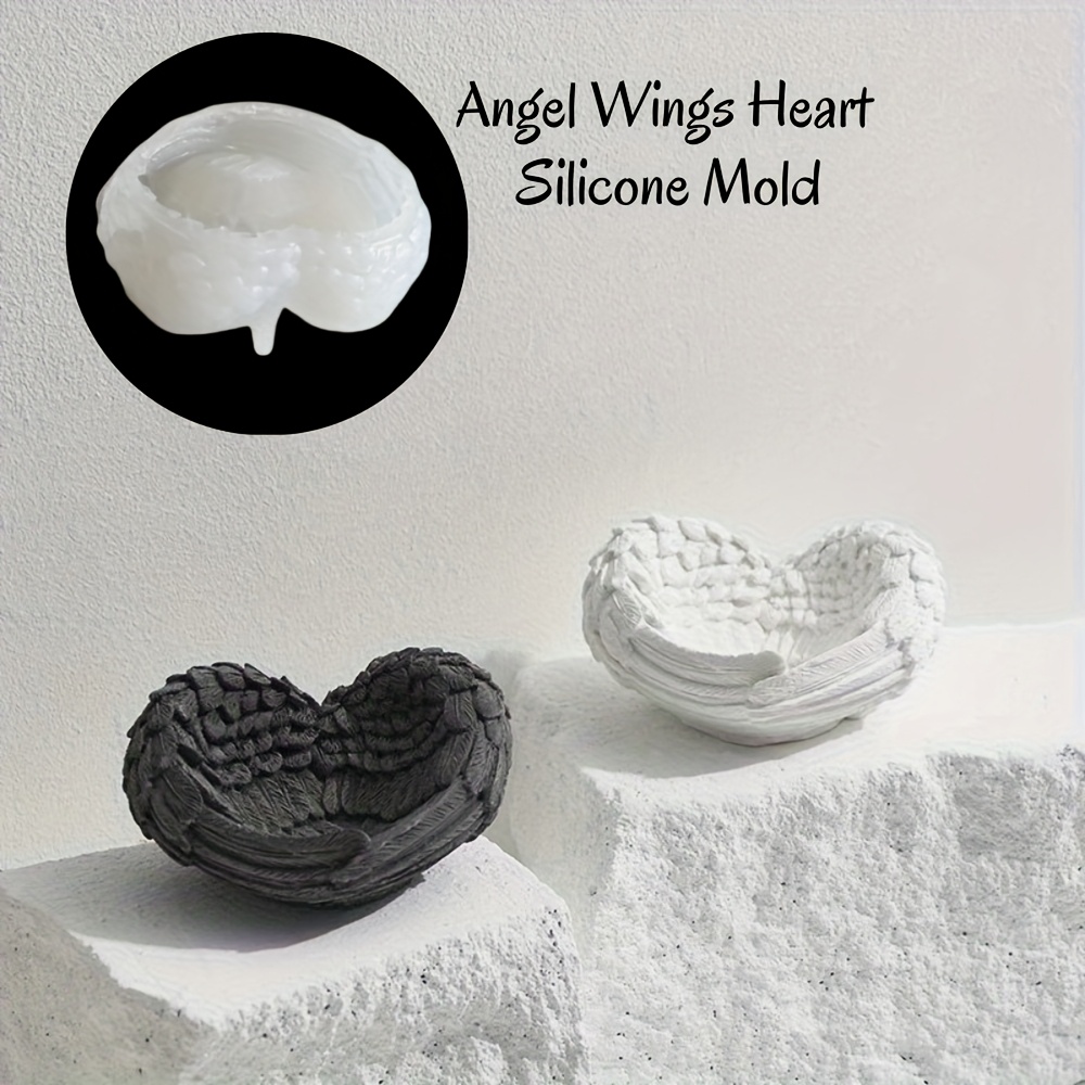แม่พิมพ์ซิลิโคนรูปหัวใจปีกนางฟ - Resin Art Heart บทวิจารณ์และราคา