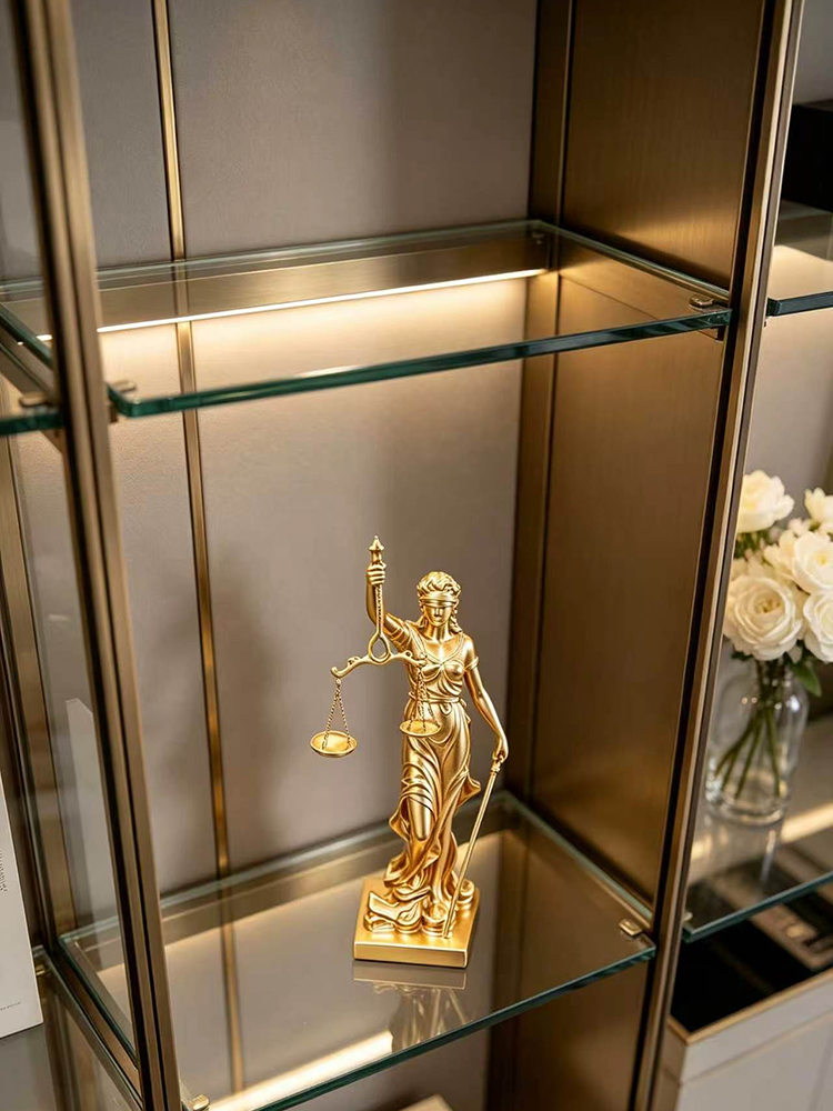 รูปปั้นทองคำหรูหราแห่งความยุติ - Resin Art Anniversary Gift บทวิจารณ์และราคา