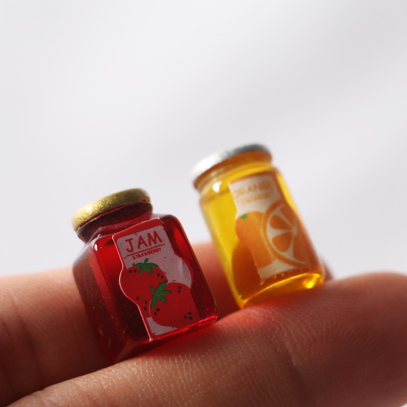 10 ชิ้นจำลองแยมสตรอเบอร์รี่เรซ - Resin Art Bottle บทวิจารณ์และราคา